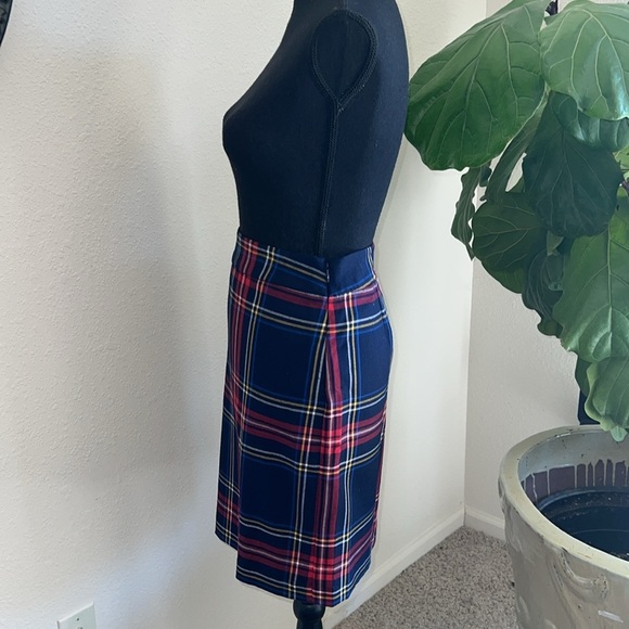 Talbots Women’s Tartan Red Plaid A-Line Classic Skirt Size 8 NEW Zipper! - Picture 8 of 12